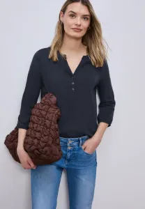 Посмотрите на топ с длинными рукавами Street One, Blau