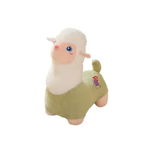 Милый Alpaca, креативная успокаивающая кукла плюшевая игрушка Tranquility and elegance, зеленый