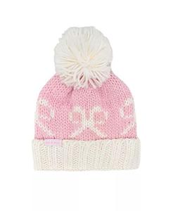 Шапка-помпон для девочек с бантиками Bits & Bows