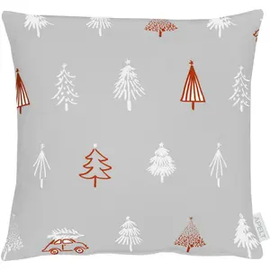 АПЕЛЬТ декоративная подушка «5825» Apelt, цвет grau, rot + bedruckt