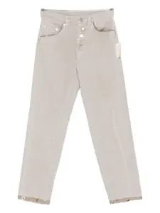 Брюки с цветочной отделкой Undercover, серый