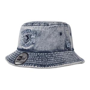 New Era Хлопковая панама унисекс джинсового синего цвета, Denim Blue