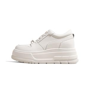 Женские нескользящие износостойкие низкие кроссовки для скейтбординга KODI, White