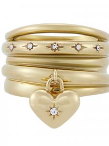 Золотое кольцо Fossil для женщин JF04834710