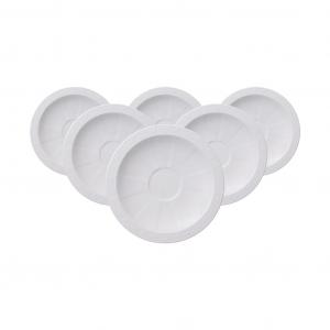 Блюдце Блюдца White Pearl ø 16 см, набор из 6 штук, белое Villeroy & Boch, белый