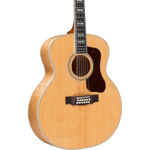 Guild F-512E Maple Jumbo 12-струнная акусто-электрическая гитара Natural