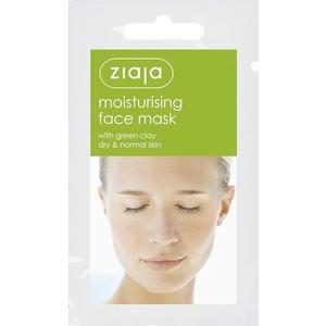 Увлажняющая маска для лица с зеленой глиной 7мл, Ziaja