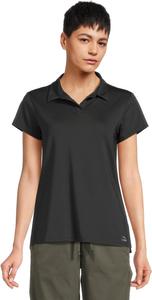 Женская футболка-поло Access Trail с коротким рукавом L.L.Bean, Midnight Black