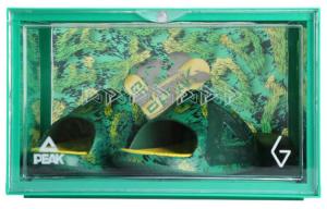 Шлепанцы Goto X мужские желтые/зеленые Peak