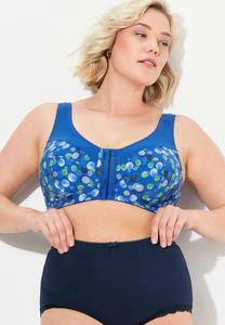 Бюстгальтер Ulla Popken RELIEF, Denim Blue/Blue Denim