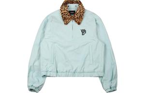 Куртка пальто унисекс синяя WE11DONE