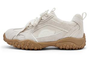 Износостойкие низкие повседневные женские кроссовки Dickies, бежевый (fleece-lined)