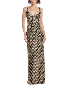 Бархатное платье Black Halo Wilder