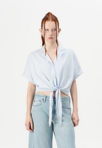 Блузка на пуговицах MIO KNOT JDY, синий