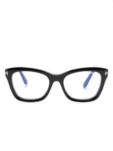 TOM FORD Eyewear очки FT5909B в оправе 'кошачий глаз', черный