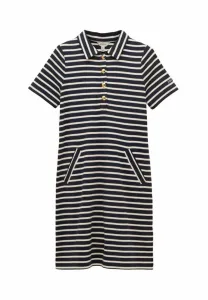 Платье-Рубашка с воротником на пуговицах от regular fitjane Joules, Navy Stripe
