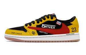 Jordan Трэвис Скотт X Air 1 винтажные баскетбольные кроссовки унисекс низкие red