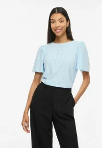 Блузка vibelli с вырезом на шее Vila, Nantucket Breeze