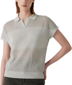 Женская вязаная поло летняя кофта Kelsiop