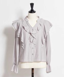 Блузка-скиппер с оборками Noela, цвет Beige