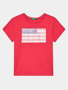 Футболка стандартного кроя United Colors Of Benetton, розовый