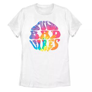 Детская футболка No Bad Vibes Bubble Tie Dye с надписью