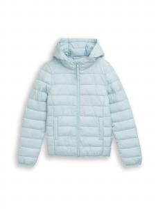TOM TAILOR DENIM Куртка для межсезонья в светло-голубом цвете