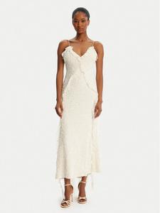 Коктейльное платье regular fit Marsella Ruffle 59338DB1 Bardot, экрю