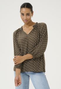 Блуза BABETT Kaffe, коричневый