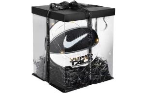 Nike Баскетбольный мяч PU черно-белый размер 7 тренировочный унисекс