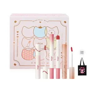 Набор для макияжа с водяным туманом для губ, легко растушевывается, натуральный спрей-тонер, 3 шт с сумкой UKISS