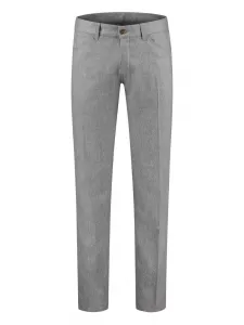 Брюки с эффектом меланжа Pt Torino, серый