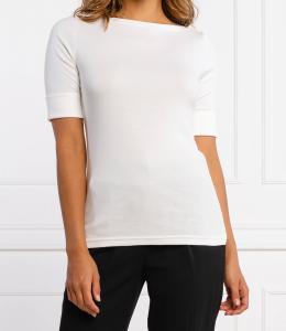 Блуза LAUREN RALPH LAUREN regular fit, белый