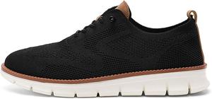 Мужские дышащие модные кроссовки из сетки, повседневные удобные мягкие легкие обувь для ходьбы, нескользящие туристические ботинки больших размеров Generic, черный