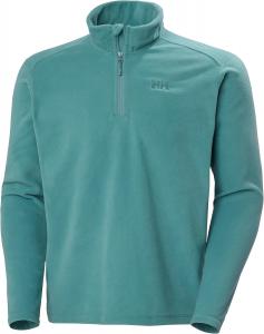 Helly-Hansen Daybreaker 1/2 Zip Fleece - мужская куртка из переработанного флиса, уютная полузастегивающаяся толстовка на все сезоны Helly Hansen, 494 Opal Green