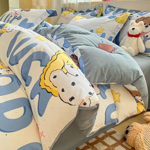 Jie Liya Комплект постельного белья 1,8 м, 4 предмета, размер 200x230 см