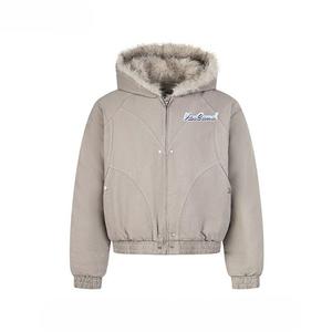 Куртка Unisex Hooded Thickened Workwear VanCamel, оранжевый серый