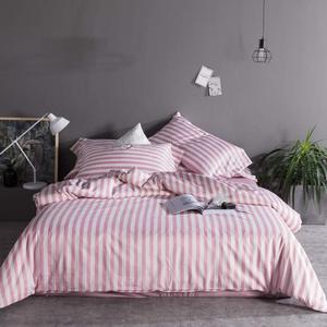 EAGLCQA Комплект постельного белья с продольной полоской
