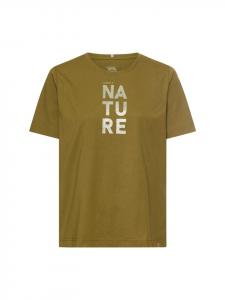 Футболка из чистого хлопка темно-зеленого цвета Camel Active