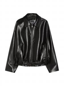 Bershka Куртка для межсезонья в черном цвете