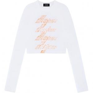 Футболка с принтом логотипа WE11DONE, белый