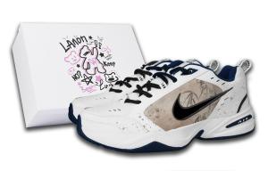 Кроссовки Nike Air Monarch 4 Chunky Sneakers Unisex Low-Top Black