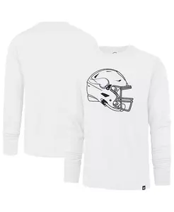 Мужская белая футболка с длинным рукавом Minnesota Vikings Imprint '47 Brand