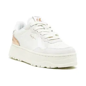 Кожаные солнцезащитные кроссовки Kore Pepe Jeans London, серый