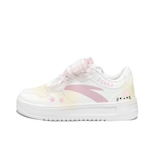 Расслабленные нескользящие амортизирующие низкие кроссовки для скейтбординга unisex ANTA, розовый