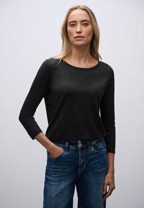 Топ Street One Long sleeved top, Schwarz/Black