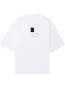 Футболка с логотипом Doublet, белый