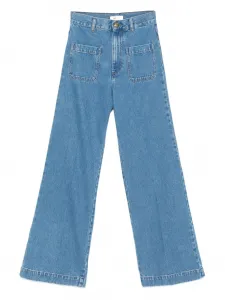 Джинсы с карманом Sandro, синий