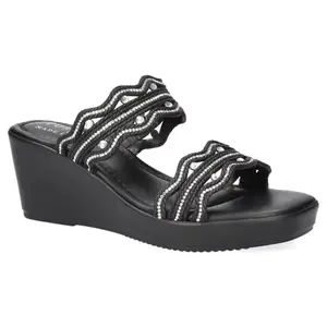 Женские босоножки на танкетке Selva Tuscany Easy Street, черный