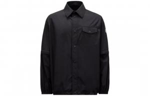 Moncler Мужская черная рубашка